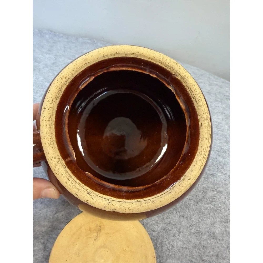 Vintage Robinson Ransbottom Stoneware Pottery Number 2 USA Made 1960s W Lid